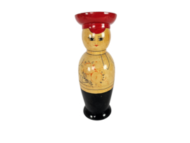 XXL Matrousjka - Wokda fleshouder - hout - Volkskunst - USSR - 1970's
