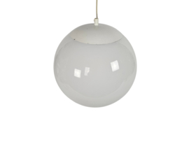Hala Zeist - XL Globe - model 509 - opaalglas - metaal - 3e kwart 20e eeuw