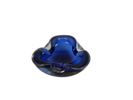 Murano - Murano Sommerso - asbak - schaal - cobalt blauw - 1960's