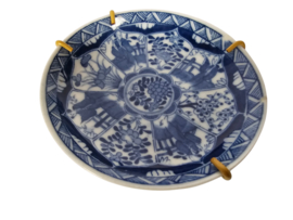 Mosa - Kangxi stijl - 3 x bordje - decor Peterselie - Maastricht - 1901