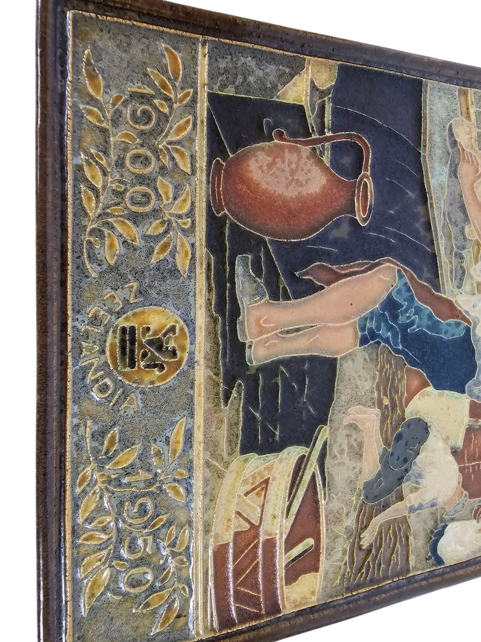 De Porceleyne Fles - Cloisonné  XLtegel -  Bakkerij Zeelandia - 1950's