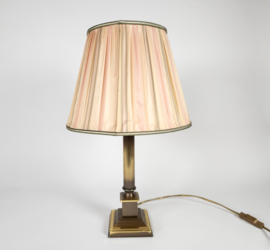 Herda Holland - Dutch design - model T 9670 - brons - messing - kolom tafellamp - Neoklassieke stijl - 70's