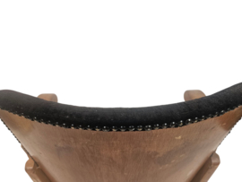 Bioscoopstoel - Theater Arm Stoel - hout - textiel - 1950's
