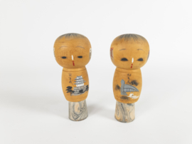 Vintage - Japan - Kokeshi -  aantal 13 - design Umeyoshi Yamgishi - 1950-1970