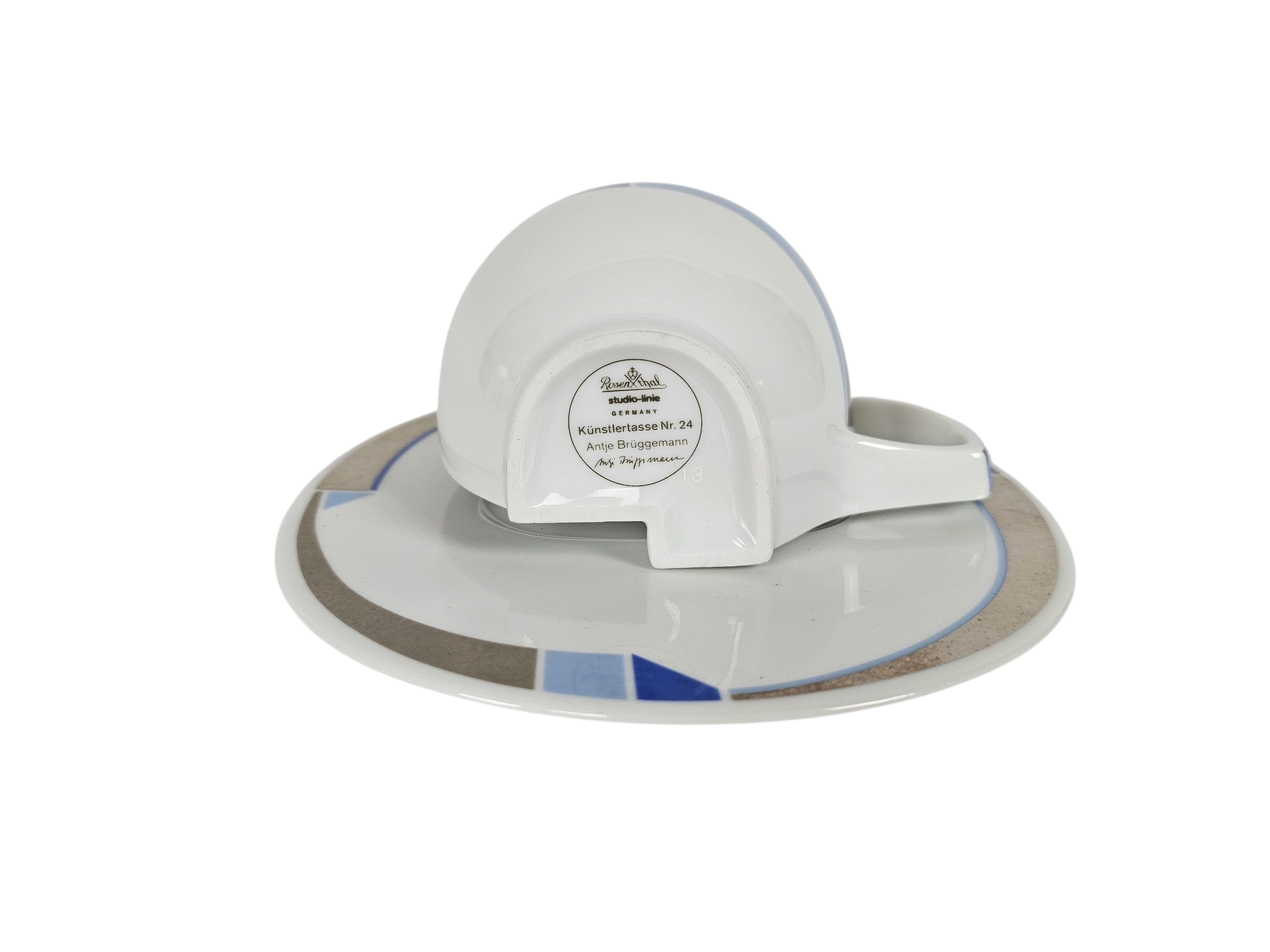 Rosenthal - Studio Line - Memphis stijl - Antje Bruggemann - Kunstlertasse Nr. 24 - Germany -