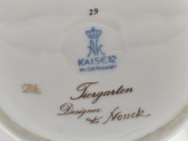 AK Kaiser - trompetvaas - ontwerp K. Nossek - porselein - W-Germany - 90's