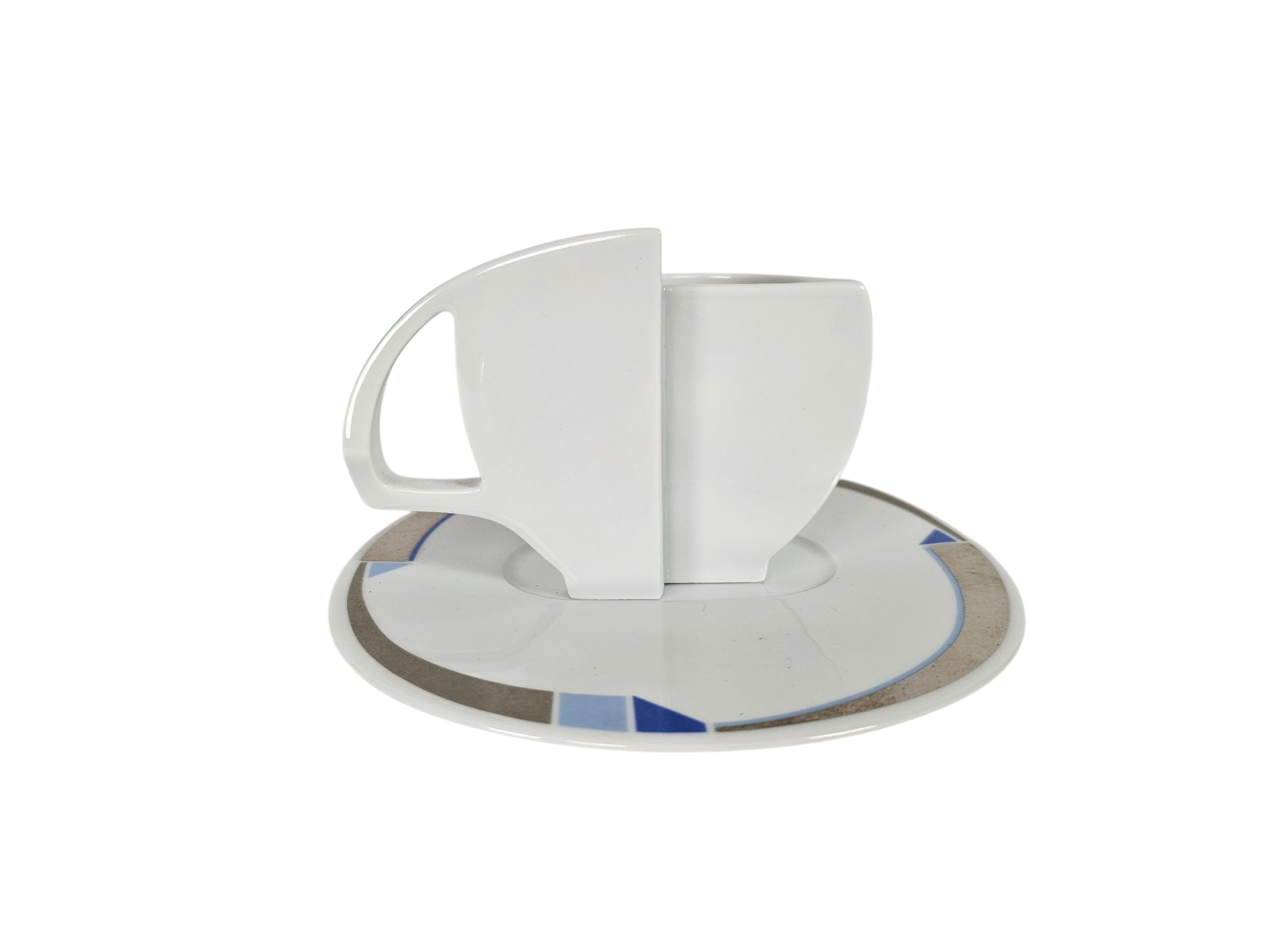Rosenthal - Studio Line - Memphis stijl - Antje Bruggemann - Kunstlertasse Nr. 24 - Germany -