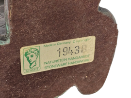 Achatit - Cortendorf - Hans Schirmer -  Natuursteen - Made in Germany -  'Jongen met chello' - model 1943B - 1950's