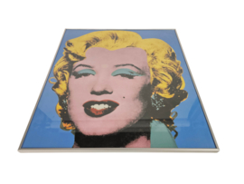 Ingelijst - Andy Warhol - 'Shot Sage Blue Marilyn' - Offset lithografische reproductie