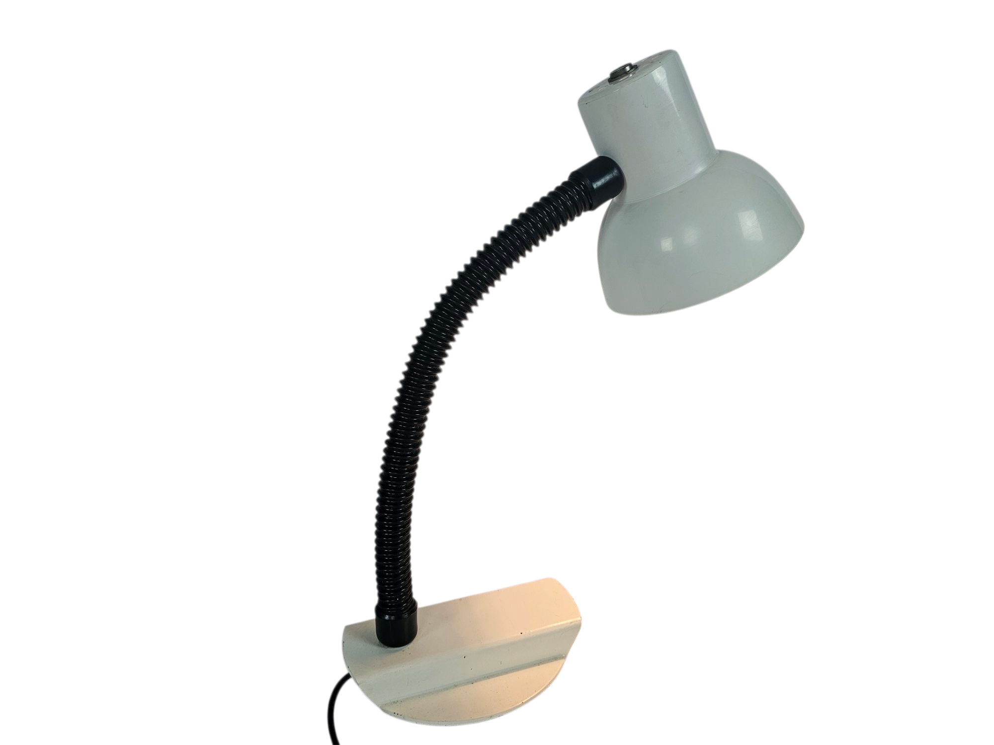 Hala Zeist - bureaulamp - model 703 - flexibele hals - wit - 70's