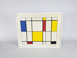 L’Oreal Studio Line - Piet Mondriaan stijl compositie - magneet - affiche - 1980's
