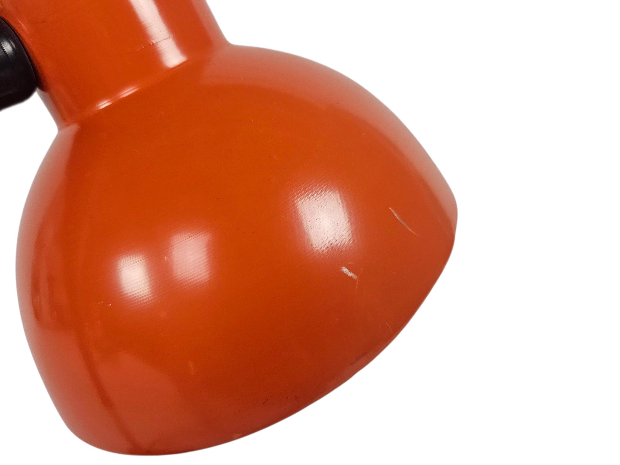 Dutch design - Hala Zeist - Holland - model 704A  - flexibele hals - chroom - oranje - 70's