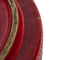 Bitossi - 'Rimini Red' - XL schaal/asbak  - model W 44/27 - Italie - 70s
