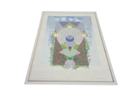 Iris de Leeuw - 'Hapiness' - zeefdruk - handgesigneerd - 1989