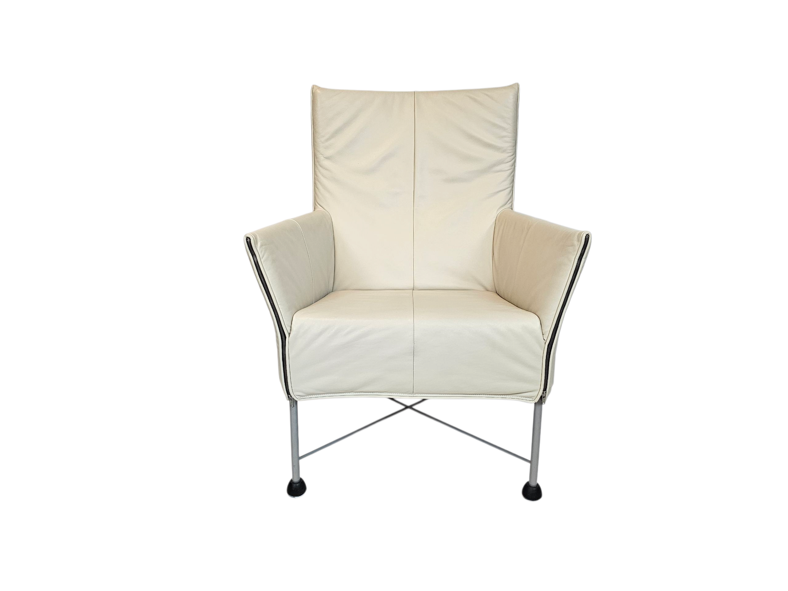 Montis - ontwerp Gerard van den Berg - model Chaplin - Leer - creme/wit -