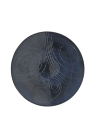 De Ambacht Volendam -  sgraffito - keramiek - bord  - 3e kwart 20e eeuw