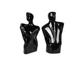 Modernistisch -  Nederlands  - Zwart -  Vrouw  - Man Beeldje - Lindsey B. stijl -  '80