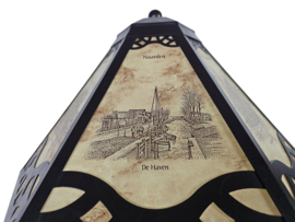Art Deco stijl - 'Decor Art' - tafellamp - 'Naarden' - Holland - 1990's