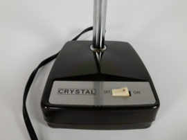 Crystal - Space age - tafellamp - flexibele hals - metaal - 60's