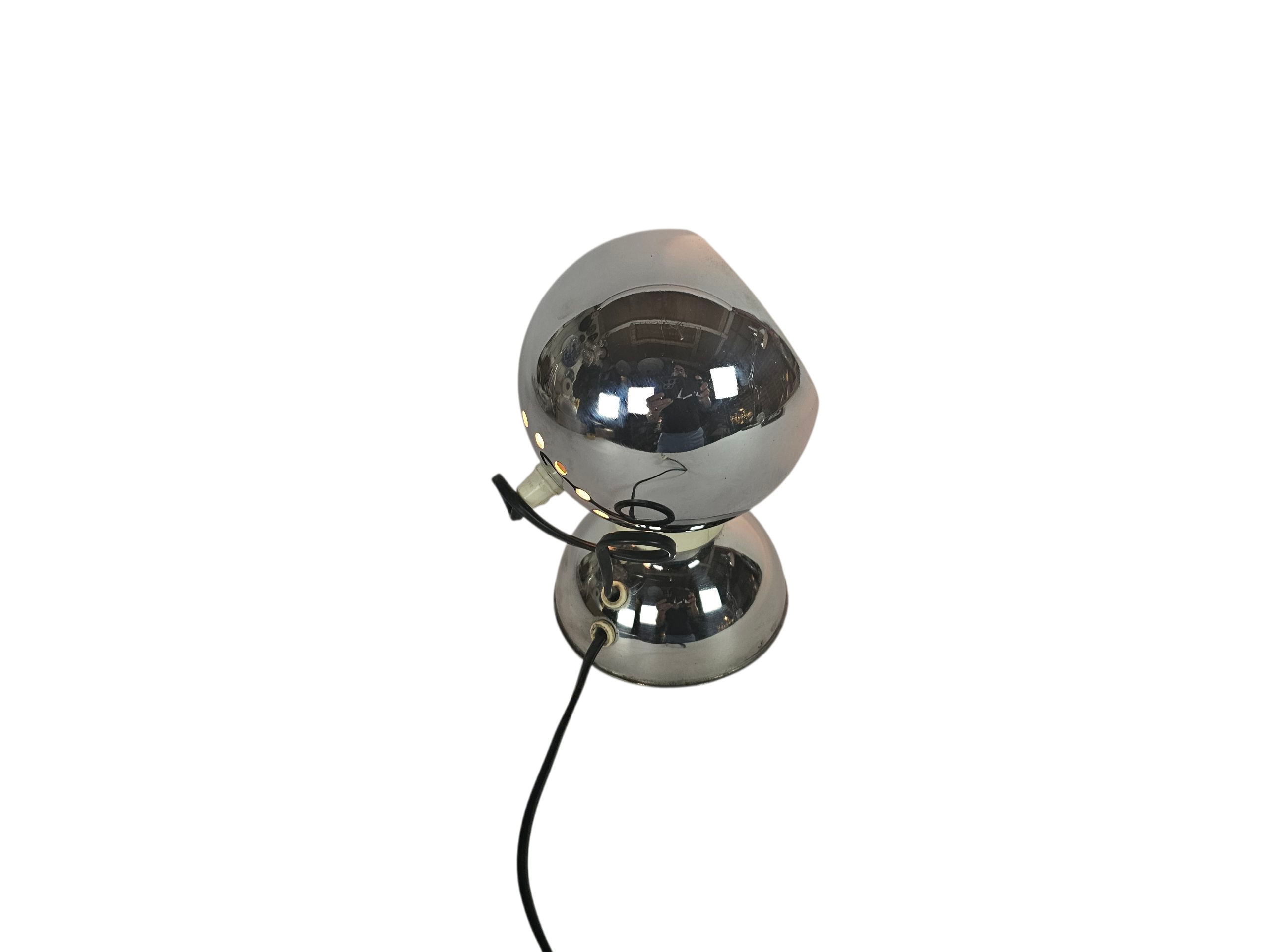 Goffredo Reggiani - Eyeball lamp - chroom - 1960's