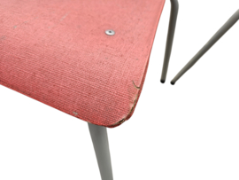 Rawi - Retro design -  2 vintage buisframe eetkamer stoelen - 60's