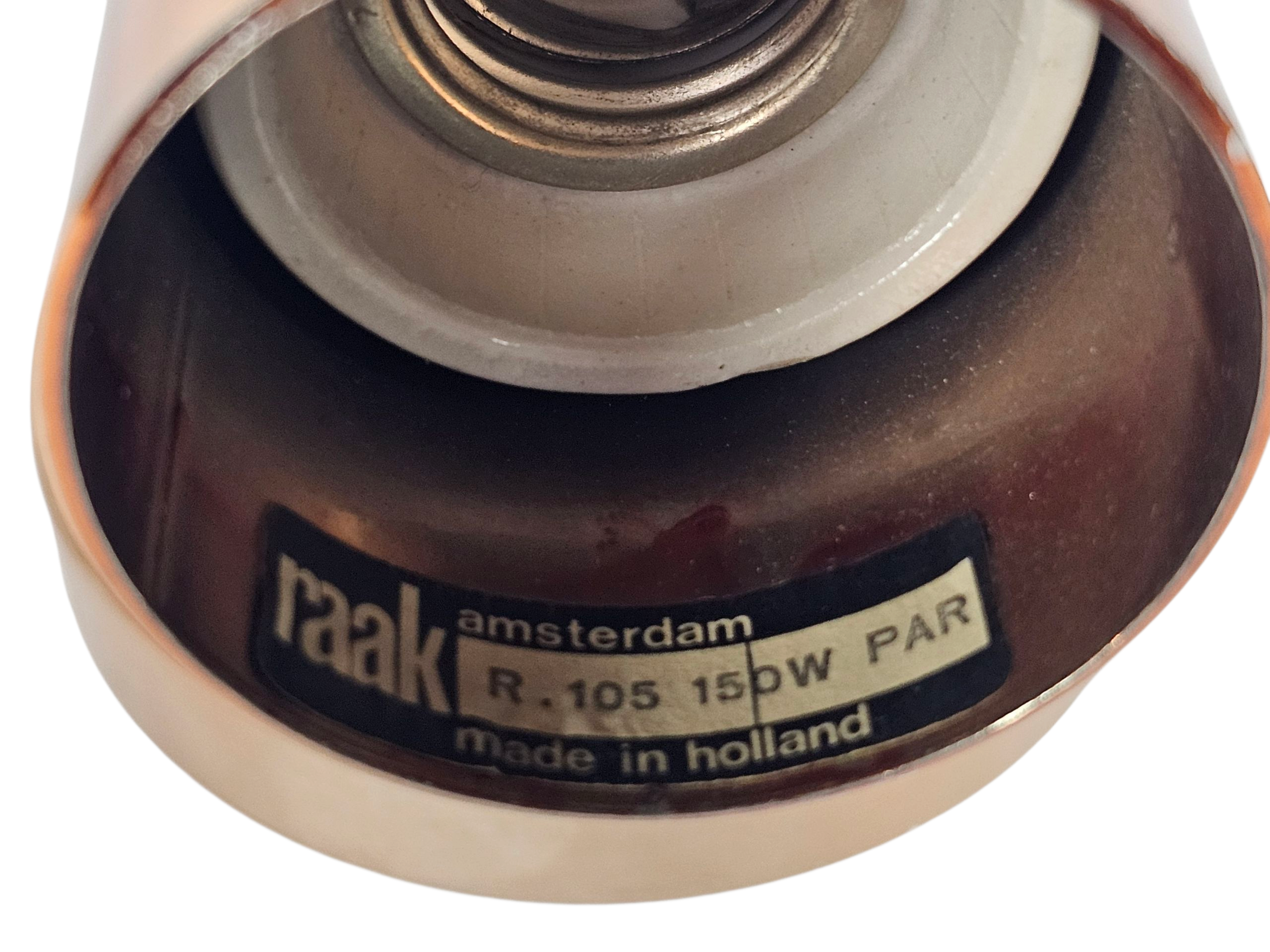 Raak Amsterdam - model R. 105 15 - messing - scones (2) - Amsterdam - 70's