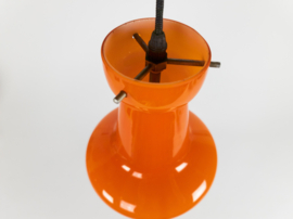 Targetti Sankey - Made in Italy - opaalglas - oranje - hanglamp - 1960's