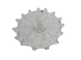 Muurla - handmade - Kristal glas - theelicht houder -  Finland - 1960's