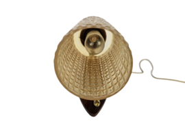 Philips - vintage - muurlamp - wandlamp - messing - teak - 60's