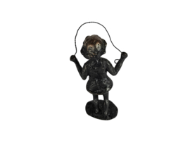 Astrid Veldhuyzen-Koppen - meisje met springtouw - sculptuur - 1990s