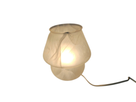 Murano -  mushroom lamp - Space Age lamp -  gemarmerd glas - 70's