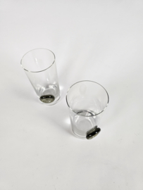Rosenthal Studio Linie - Bjørn Wiinblad - Pirate seal - 2 drinkglazen - 70's