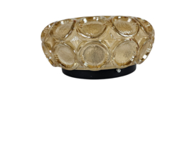 Herda Amsterdam - applique - amber glas - 3e kwart 20e eeuw