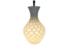 Dutch design - Philips - Louis Kalff - satijnglas - kelklamp - type NG 39 E/100 - 1950's