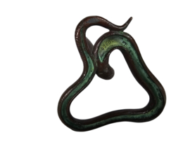 Edgar Brandt - brons - 'Cobra' horlogehouder - 1e helft 20e eeuw