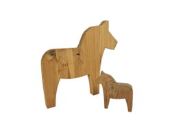 Dala Horse - Nils Olssen - XL houten paardje - Zweden - 3e kwart 20e eeuw