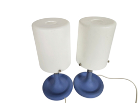Ikea - Zweden - B0010 - tafellampjes (2) - kunststof design - 90's