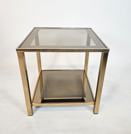 Belgo Chrom - De Wulf - side table - Hollywood Regency stijl - 70s