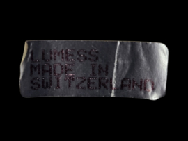 Lumess Swiss -  Uplighter - chroom - glas -  Zwitserland - 70's