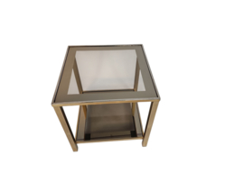 Belgo Chrom - De Wulf - side table - Hollywood Regency stijl - 70s