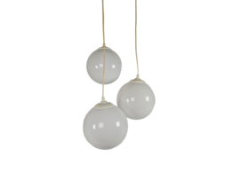 Woja stijl - Cascade Space Age verlichting - opaline - 1970's