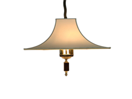 Herda Amsterdam - Trekpendel Hanglamp - Messing - Hollywood Regency Stijl - 70'S