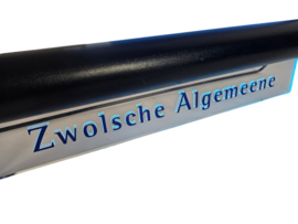 Reclamezuil/Lamp - 'Zwolsche Algemeene' -  lichtbak - 1990's