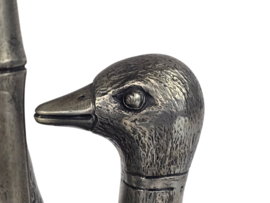 Etain - Tin - XL vloerlamp -  Decoratieve figuurlamp - 3e kwart 20e eeuw