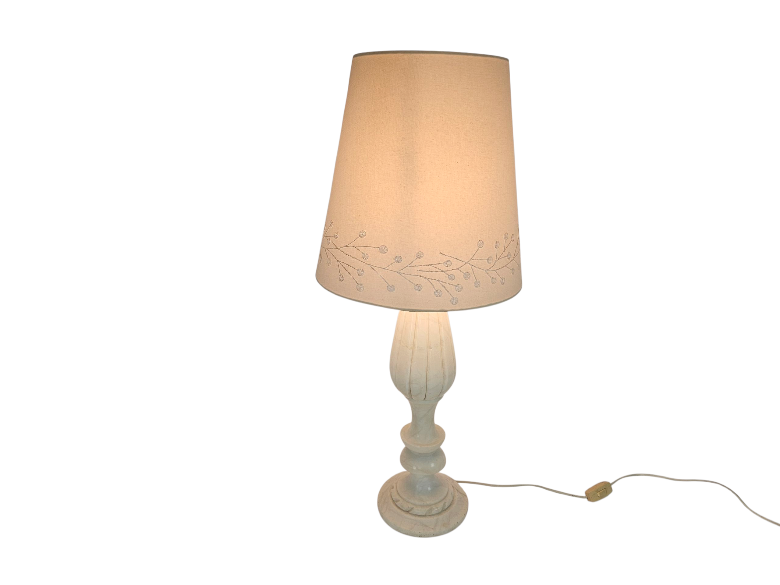 Pegasan - Albast - natuursteen -  tafellamp - Hollywood Regency stijl - Spanje - 70's
