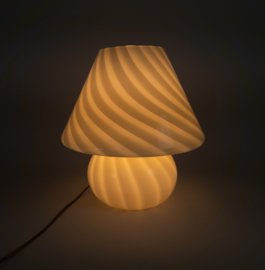 XL - Murano -  Vetri- Venini - mushroom lamp - spiraallamp -  Swirled Glass lamp - 60's
