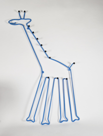 Ikea - Ikea collectables - grote draad metalen Giraffe Kapstok - 90's