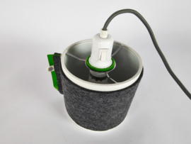Vintage / muurlamp - magneetlamp - vilt - 3e kwart 20e eeuw