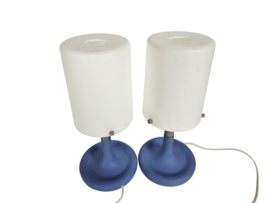Ikea - Zweden - B0010 - tafellampjes (2) - kunststof design - 90's