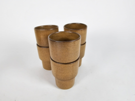 Potterie De Driehoek Huizen - Fokke Hamming  - model Blaricum -  52 delig servies  - 1970's